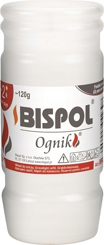 Parafínové náplne do svetlíkov Bispol WP2N, balenie 30 ks